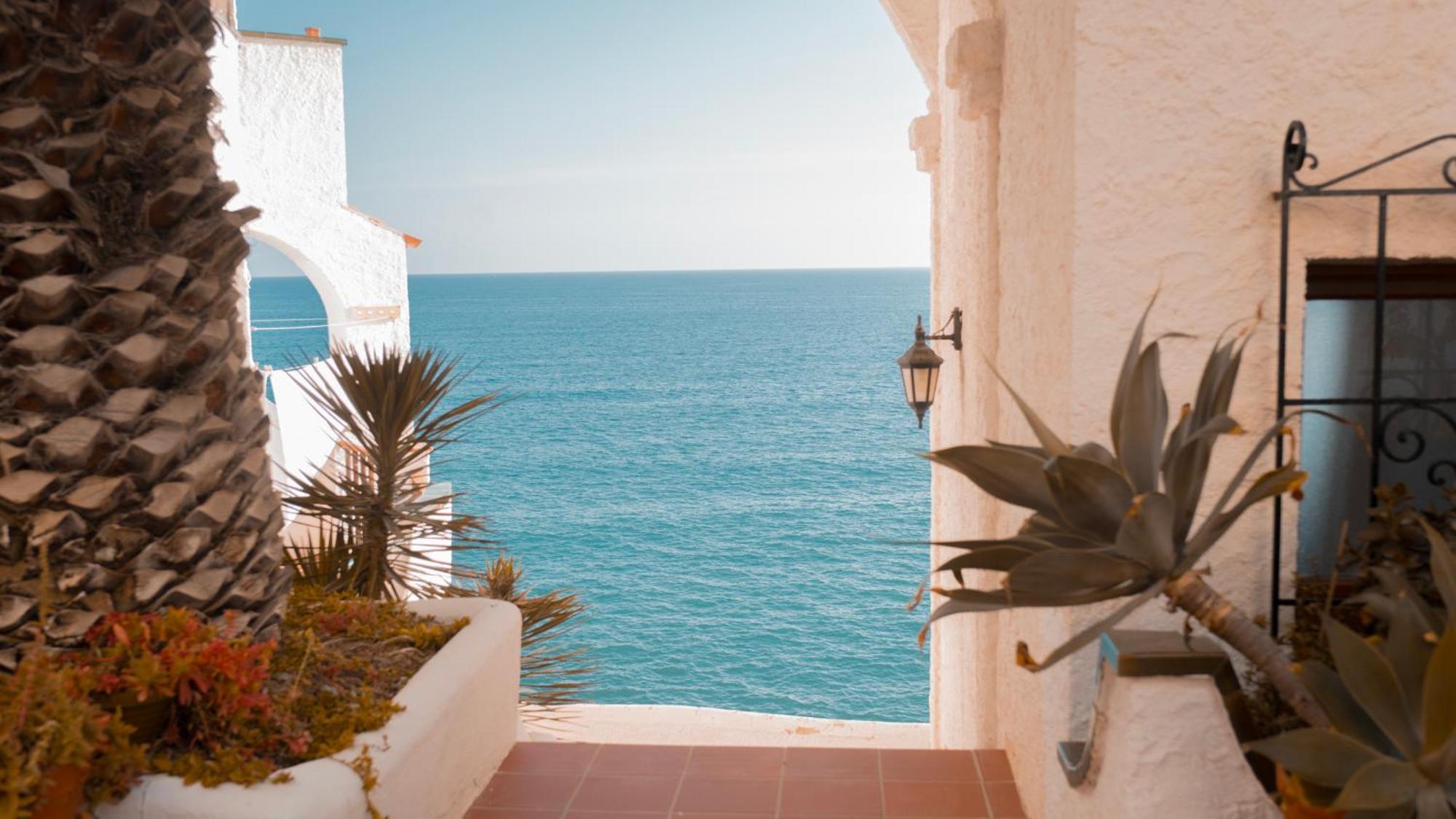 Apto 1ª Linea De Mar Con Vistas A Sitges Apartman Kültér fotó